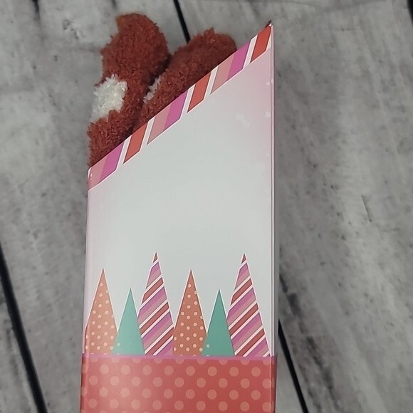 Totes toasties Super Soft Slipper Socks Slip Resistant Tread One Size Fox Theme - Picture 5 of 7